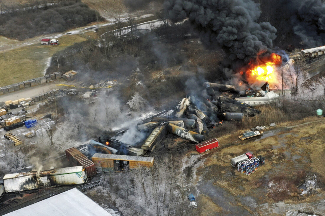 Norfolk Southern agrees to pay $600M in settlement related to train derailment in East Palestine | News, Sports, Jobs - Vimarsana News